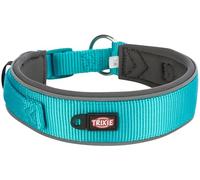 TRIXIE Premium Collar Size L-XL, Neck Circumference 53-62 cm/50 mm in Ocean - Fully Adjustable Dog Collar for Medium to Large Dogs, Neoprene Padded - 1995912