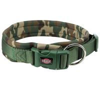 TRIXIE Premium Neoprene Padded Collar L-XL: 56-62 cm / 25 mm Camouflage Forest