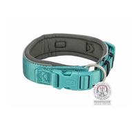 Trixie Premium Dog Collar Graphite Light Blue S/M 33-42 cm - Brand: Trixie - EAN: 4053032677616