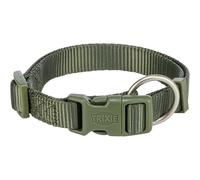 Trixie Premium Dog Collar Olive Green - Medium/Large - 35cmx 55cm/20 mm