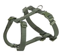 Trixie Premium Dog H-Harness Olive Green - Small/Medium - 42cm x 60cm/15mm