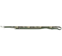 TRIXIE Premium Dog Lead L - XL, 2.00 m 25 mm in Camouflage/Forest Green - Adjustable Lead with Durable Webbing - for Large to Very Large Dogs - 1987723