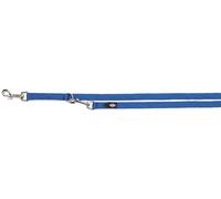 Trixie Premium Double Adjustable Dog Leash, Large/X-Large, Blue,2M/25Mm