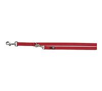 Trixie Premium Double Adjustable Dog Leash, Medium/Large, Red