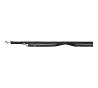 Trixie Premium Double Adjustable Dog Leash, X-Small, Black