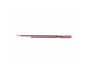 TRIXIE Premium Extension Lead, L-XL, 78.7 in/1.0 in in sangria double-layer dog lead, triple adjustable - non-slip, water-repellent & easy to clean - 200931