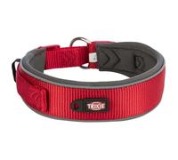 Trixie - Premium Extra Wide Collar S-M: 33-42 cm/35 mm Red