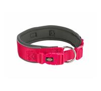 Trixie Premium Collar Extra Wide Dog Collar Fuchsia/Graphite - Medium/Large - 40x48cm/40mm