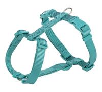 TRIXIE Premium H-harness, M-L: 52-75 cm/20 mm, aqua