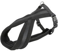 Trixie Premium Harness with Fleece Padding, Black, M-L: 50-90 cm/25 mm