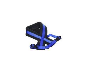 Trixie Premium Harness With Fleece Padding, S To M, 40-60cm x 20 Mm, Blue - Dog - harness trixie dog premium fleece touring padded blue adjustable