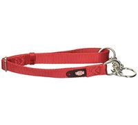 Trixie Premium Semi-Choke Dog Collar, Medium/Large(35-50cm/20mm), Red