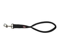 Trixie Premium Short Leash for Dogs Black - Medium/Extra Large - 37 cm/25 mm