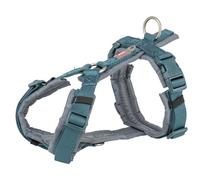 Trixie harness for dog premium trekking petrol blue/graphite grey 36-44x1,5 cm