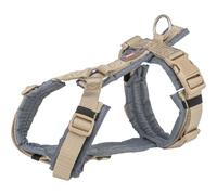 Trixie Premium Trekking Dog Harness Sand/Graphite - Small/Medium - 44cm x 53cm/20mm