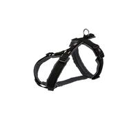 Trixie Premium Trekking Y Shaped Dog Harness - Black/Graphite, M-L