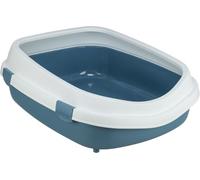 Trixie Primo Litter Tray with Rim for Cats Blue/White - 56 x 25 x 71cm