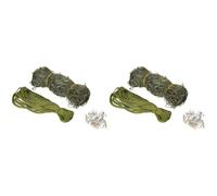 TRIXIE Protective Net, Woven in Wire, 2 x 1.5 m, Olive Green (Pack of 2)