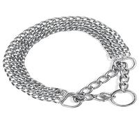 TRIXIE pull-stop chain collar size XL: neck circumference 13,75 inches /0.8 inches - durable chain dog collar for very large-sized dogs, chrome-plated, easy to Clean, 2269