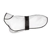 TRIXIE Raincoat Tarbes, M: 46 cm, transparent/black piping