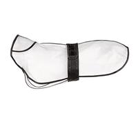 TRIXIE Raincoat Tarbes, M: 50 cm, transparent/black piping