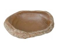 Trixie Reptile Water & Food Bowl with Steps - Natural Steppe Rock - Feeding Dish