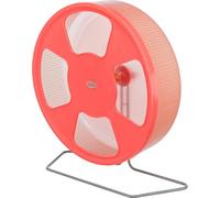 TRIXIE running wheel ø 28 cm - free-standing or hook-on - smooth-running and quiet - closed running surface - plastic - various colours random selection - 61011