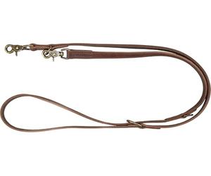 TRIXIE Rustic Fatleather Adjustable Leash, L-Xl: 2.0 M/25 Mm, Dark Brown, 0.3549 kg