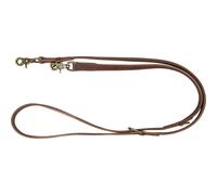 TRIXIE Rustic Fatleather Adjustable Leash, M-L: 2.0 M/20 Mm, Dark Brown, Brown, 0.259 kg