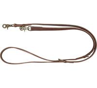 TRIXIE Rustic Fatleather Adjustable Leash, M-L: 2.0 M/20 Mm, Dark Brown, Brown, 0.259 kg