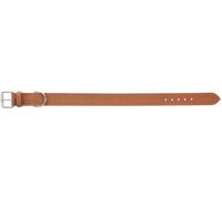 TRIXIE Rustic fatleather collar Heartbeat, L: 47-55 cm/40 mm, Brown, 0.186 kg