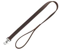 TRIXIE Rustic Fatleather Leash, M-L: 1.0 M/20 Mm, Dark Brown, Brown, 0.155 kg