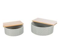 Trixie Sand Bath with Platform Degus / Hamster Ceramic / Wood