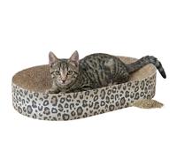 TRIXIE Scratching Board Leo Made Of Cardboard, 63 ? 10 ? 35 Cm, Scratching Toy With Catnip - 48034