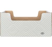 Trixie Scratching Box - Cardboard Cat Scratcher Bed with Two-Sided Scratch Pad - Indoor Cat Furniture with Play Catnip