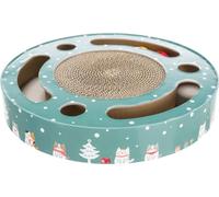 Trixie Scratching Drum Scratching Mat Xmas with Toy