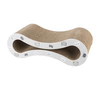 Trixie Scratching Wave Mimi Gray 48X16X22Cm For Cats With Catnip Cardboard