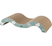 TRIXIE scratching wave Mimi with catnip - ideal for natural claw care - 50 x 9 x 23 cm - mint - 48001