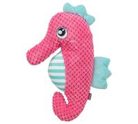 TRIXIE Seahorse Dog Plush Toy, No Squeaker, Gentle on Teeth - Pink - 28 cm | Soft, cuddly plush toy without a squeaker, calming and gentle, for large and small dogs for quiet play
