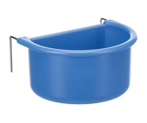 Trixie Set of Hanging Plastic Bowls with Wire Holder - 75ml/85ml
