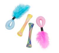 Trixie Set Rattle Tubes for Cats - 15cm