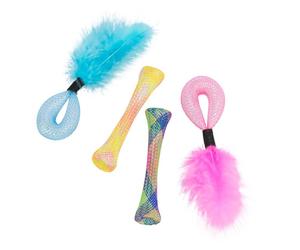 Trixie Set Rattle Tubes for Cats - 15cm