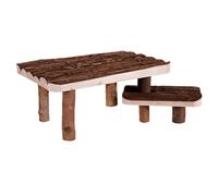 Trixie 62262 Natural Living Shelter with Stairs 37 x 17 x 28 cm, brown