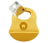 Trixie Siliconen Bib set of 2 Mr. Lion - Adjustable Baby Bibs with Food Catcher Pocket - Soft, Waterproof, and Easy to Clean - Mess-Free Feeding for Babies & Toddlers