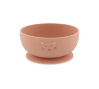 Mrs. Cat Silicone Bowl with Suction Cup Pink one size