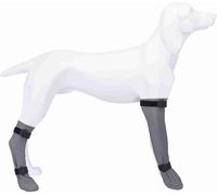 TRIXIE Silicone Protective Sock, Small, 6 cm/30 cm, Grey