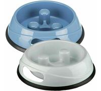 Trixie Slow Feed No Gulp Bowl, Non-Slip Dog & Cat Bowl