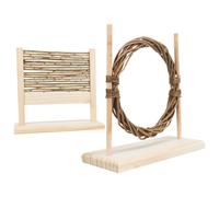 Trixie Small Animal Agility Training Set Dwarf Rabbit Rat Obstacles Ring Hurdle