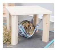Trixie Small Animal Sunny Shelter and Plush Hammock Wooden Hideout 2 Sizes