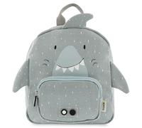 Trixie Small Backpack - Mr. Shark- School Bag Water Repellent - Small Backpack for Child - Small Gym Bag - Grey